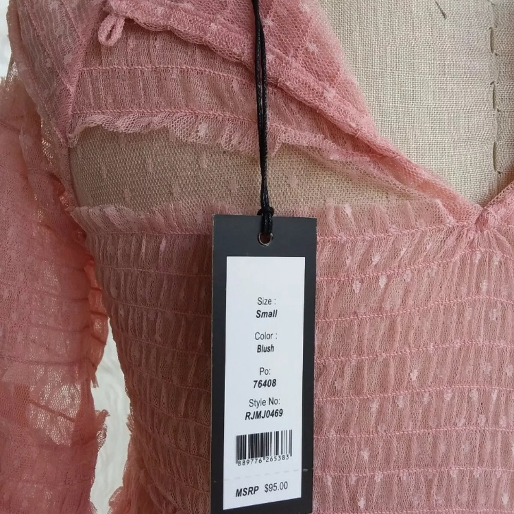 Pink Tulle Top - Picture 7 of 12